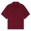 Oversized-fit shirt with digital print