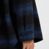 Oversized-fit shirt with shadow stripe