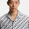 Oversized-fit shirt with statement print