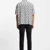 Oversized-fit shirt with statement print