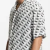 Oversized-fit shirt with statement print