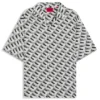 Oversized-fit shirt with statement print