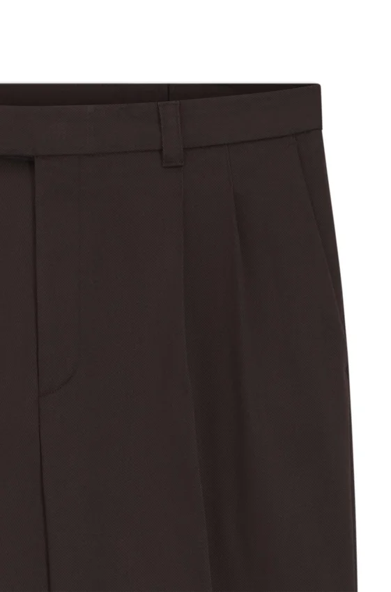 Oversized-fit trousers in cotton and linen Oversized-fit trousers in cotton and linen