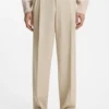 Oversized-fit trousers in twill
