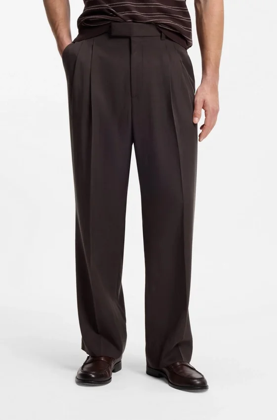 Oversized-fit trousers in twill Oversized-fit trousers in twill