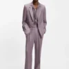 Oversized-fit trousers in twill