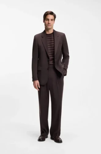 Oversized-fit trousers in twill