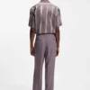 Oversized-fit trousers in twill