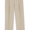 Oversized-fit trousers in twill