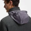 Packable-hood coat in a wool blend