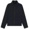 Packable-hood jacket with water-repellent finish