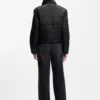 Packable jacket with water-repellent finish