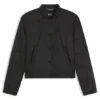 Packable jacket with water-repellent finish