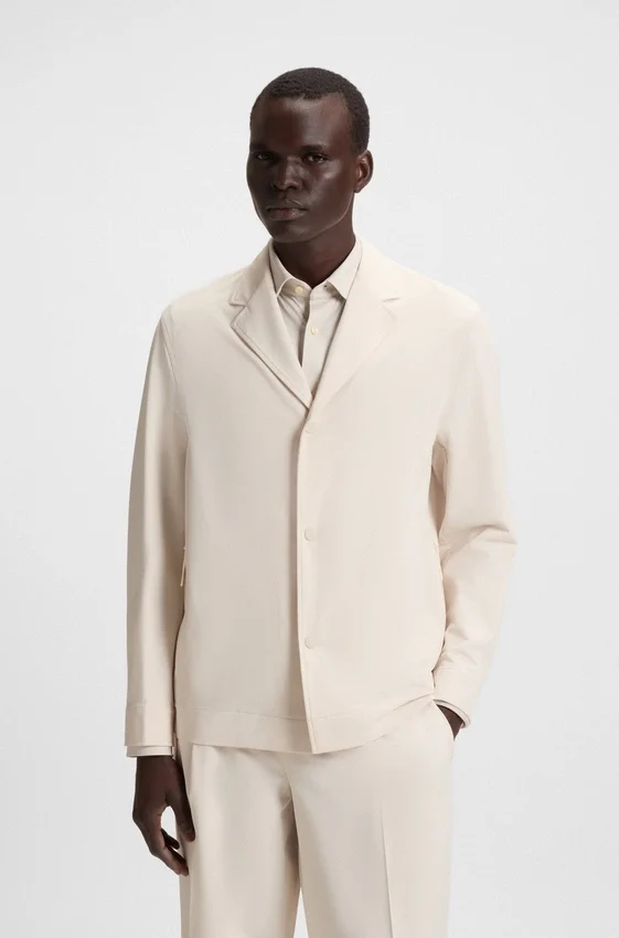 Packable relaxed-fit jacket in performance-stretch fabric Packable relaxed-fit jacket in performance-stretch fabric