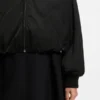 Padded bomber jacket in satin