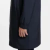 Padded coat with water-repellent finish