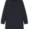 Padded coat with water-repellent finish