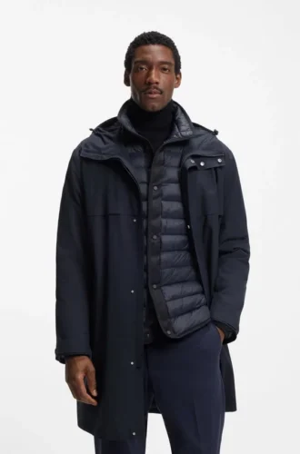 Padded-inner jacket with water-repellent finish Padded-inner jacket with water-repellent finish