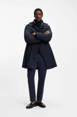 Padded-inner jacket with water-repellent finish Padded-inner jacket with water-repellent finish