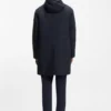 Padded-inner jacket with water-repellent finish