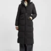 Padded jacket with metal belt detail Padded jacket with metal belt detail