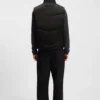 Padded-satin gilet with water-repellent finish