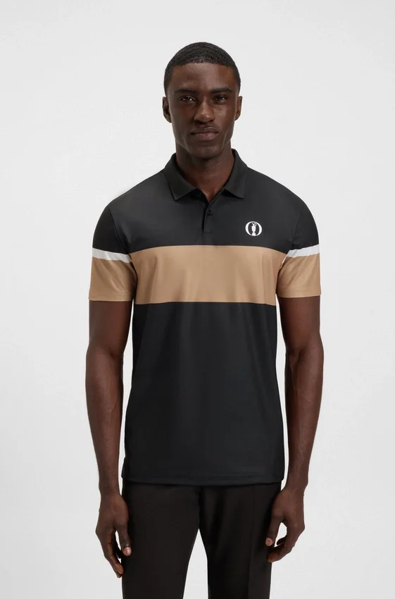 Paddy grid-pattern polo shirt Paddy grid-pattern polo shirt
