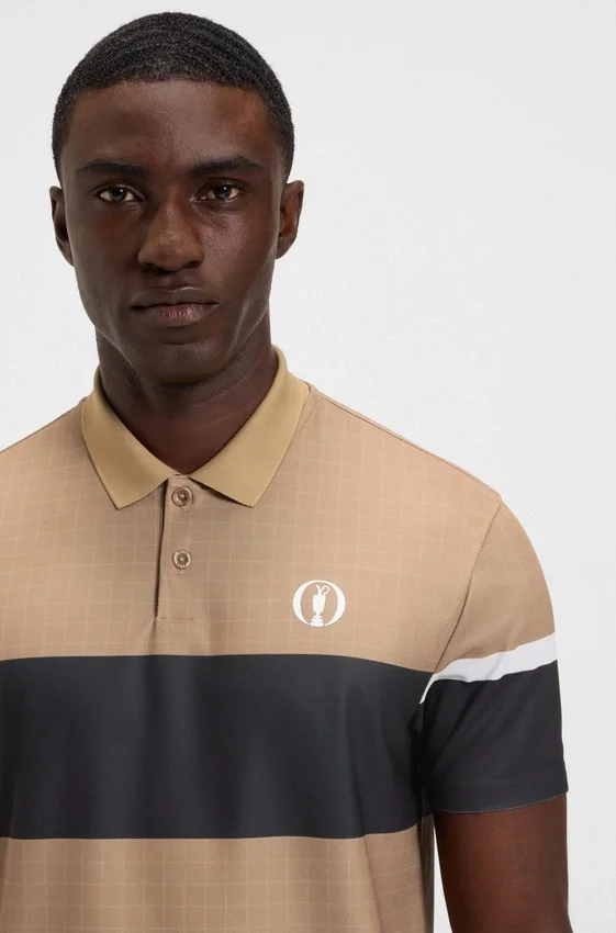 Paddy grid-pattern polo shirt Paddy grid-pattern polo shirt
