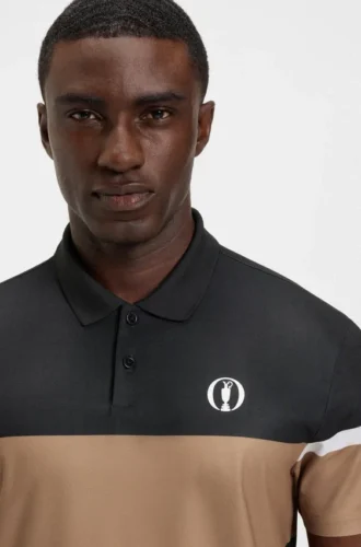 Paddy grid-pattern polo shirt