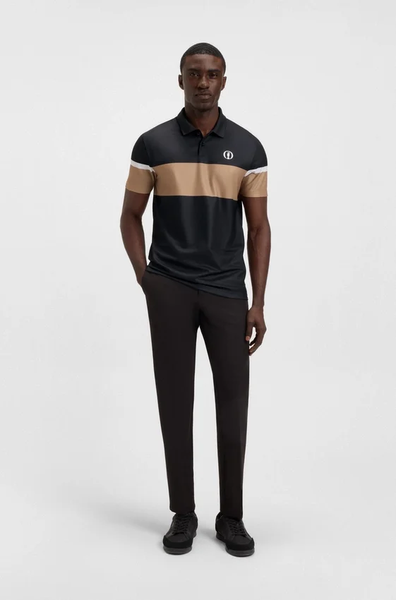 Paddy grid-pattern polo shirt Paddy grid-pattern polo shirt