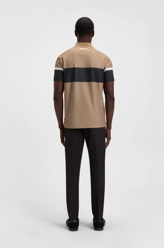 Paddy grid-pattern polo shirt Paddy grid-pattern polo shirt