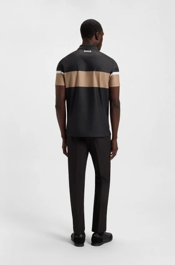 Paddy grid-pattern polo shirt Paddy grid-pattern polo shirt
