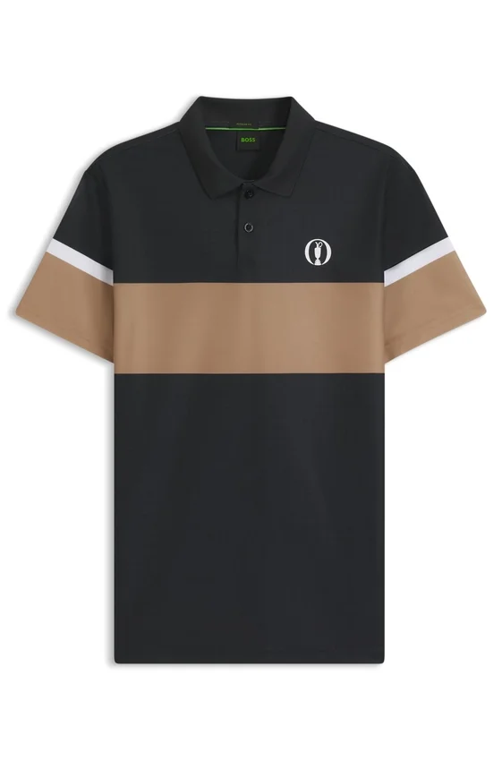 Paddy grid-pattern polo shirt Paddy grid-pattern polo shirt