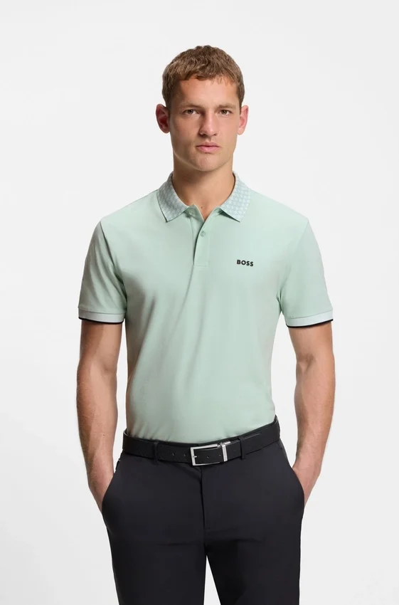 Paddy polo shirt in stretch-cotton piqué Paddy polo shirt in stretch-cotton piqué