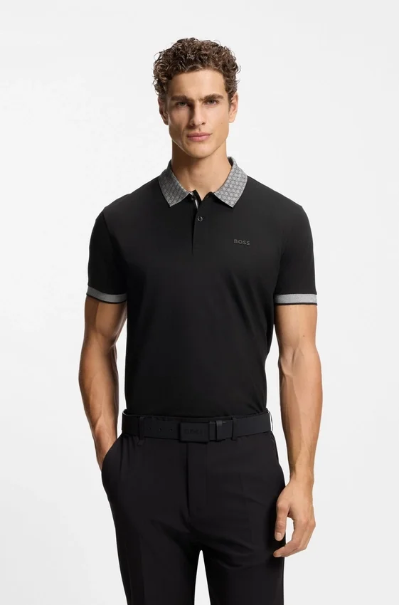 Paddy polo shirt in stretch-cotton piqué Paddy polo shirt in stretch-cotton piqué
