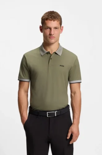 Paddy polo shirt in stretch-cotton piqué