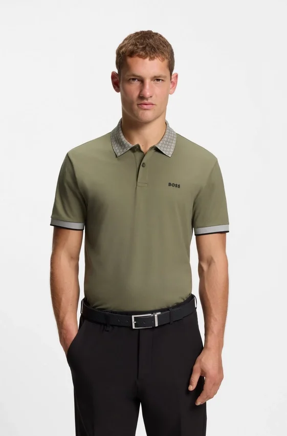 Paddy polo shirt in stretch-cotton piqué Paddy polo shirt in stretch-cotton piqué