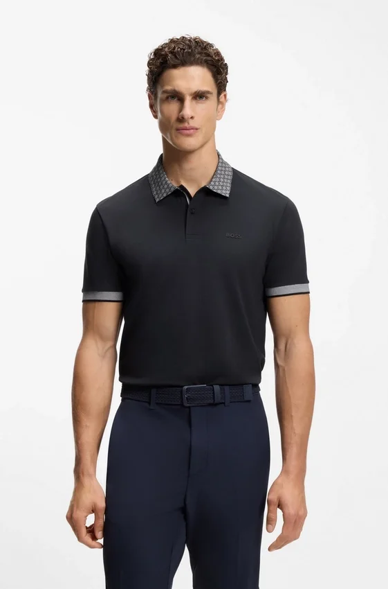 Paddy polo shirt in stretch-cotton piqué Paddy polo shirt in stretch-cotton piqué