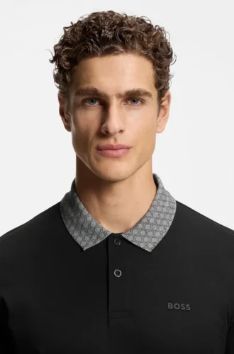 Paddy polo shirt in stretch-cotton piqué