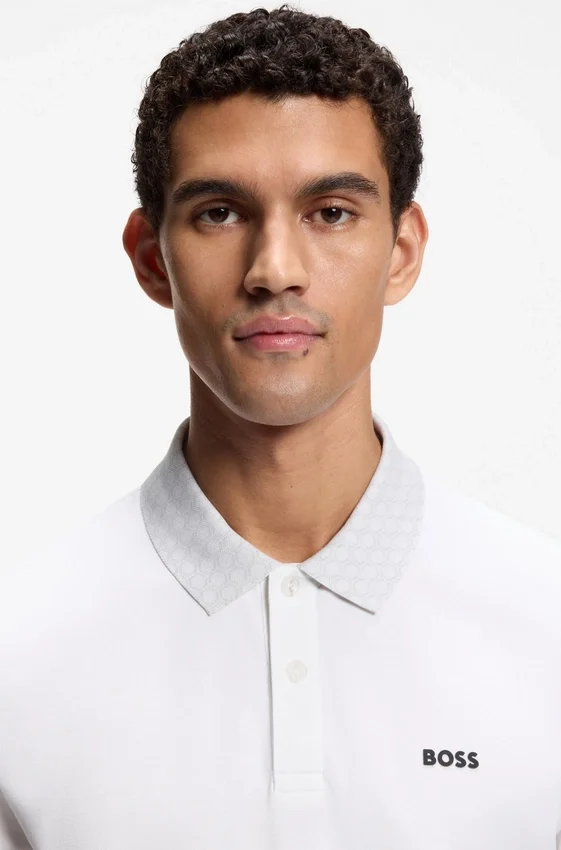Paddy polo shirt in stretch-cotton piqué Paddy polo shirt in stretch-cotton piqué