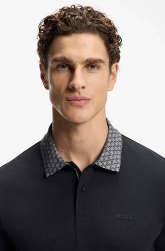 Paddy polo shirt in stretch-cotton piqué