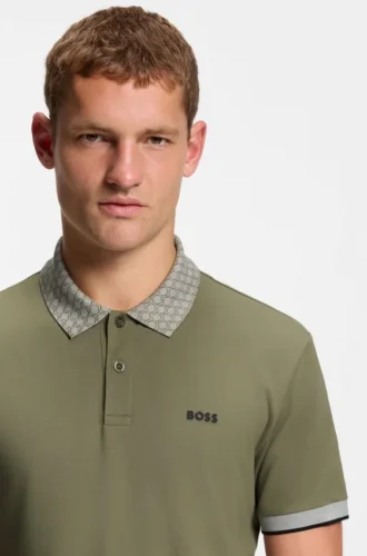 Paddy polo shirt in stretch-cotton piqué