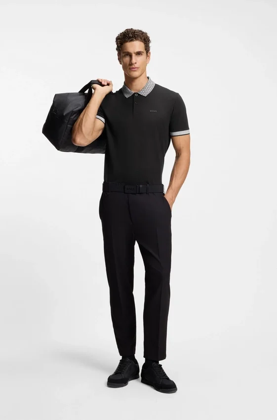 Paddy polo shirt in stretch-cotton piqué Paddy polo shirt in stretch-cotton piqué