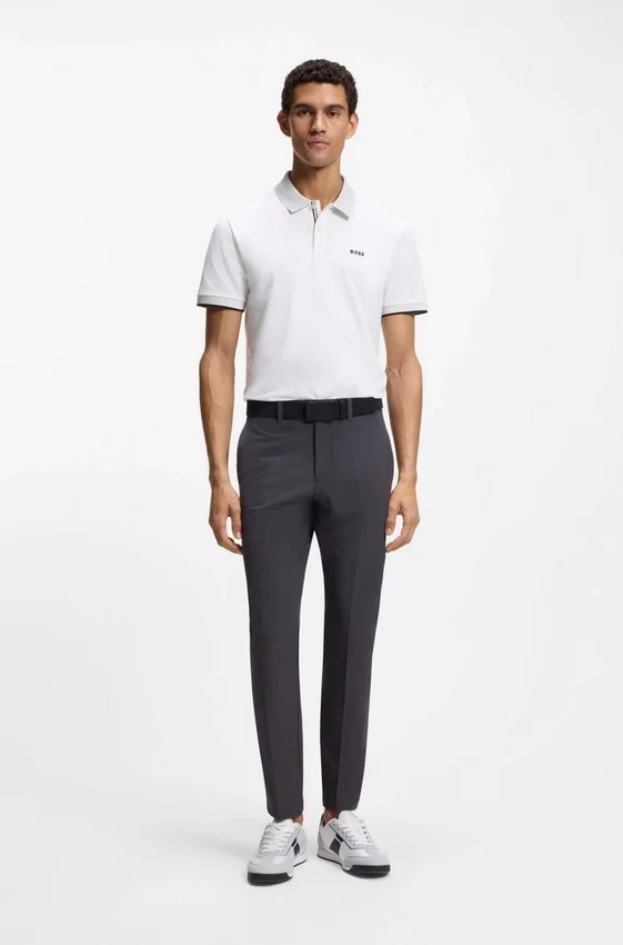 Paddy polo shirt in stretch-cotton piqué Paddy polo shirt in stretch-cotton piqué