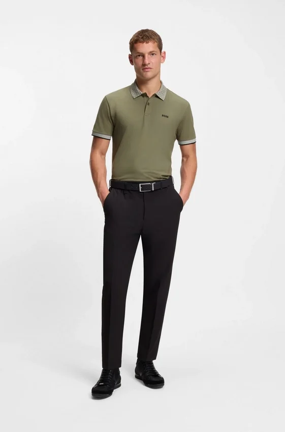 Paddy polo shirt in stretch-cotton piqué Paddy polo shirt in stretch-cotton piqué