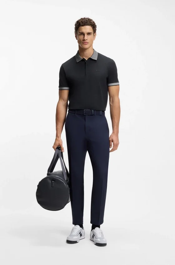 Paddy polo shirt in stretch-cotton piqué Paddy polo shirt in stretch-cotton piqué