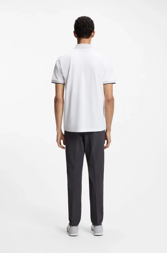 Paddy polo shirt in stretch-cotton piqué Paddy polo shirt in stretch-cotton piqué