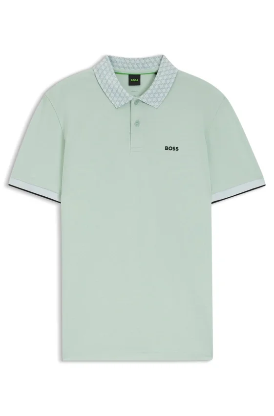 Paddy polo shirt in stretch-cotton piqué Paddy polo shirt in stretch-cotton piqué