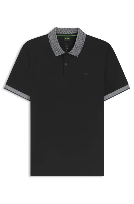 Paddy polo shirt in stretch-cotton piqué Paddy polo shirt in stretch-cotton piqué