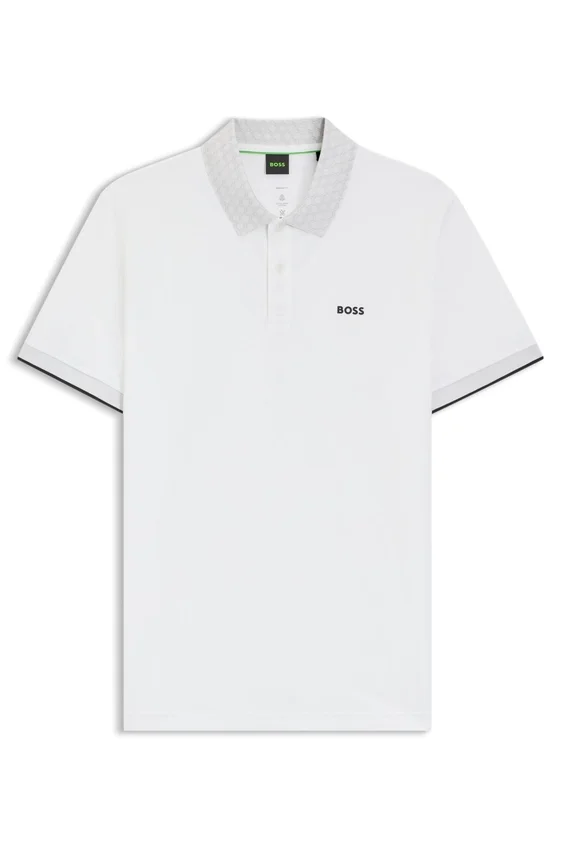 Paddy polo shirt in stretch-cotton piqué Paddy polo shirt in stretch-cotton piqué